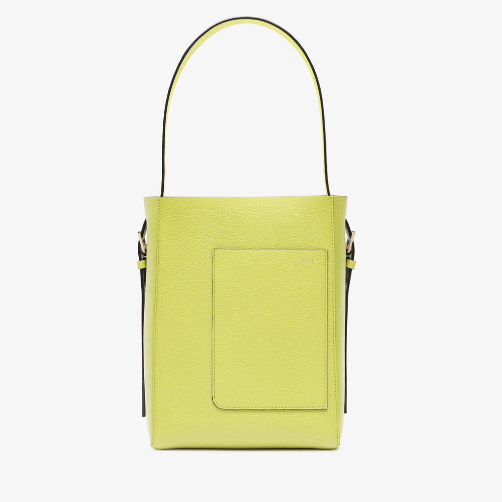 Valextra Borsa a secchiello da Donna Mini Gialla di Lusso | Valextra Soft Fino Al -60%