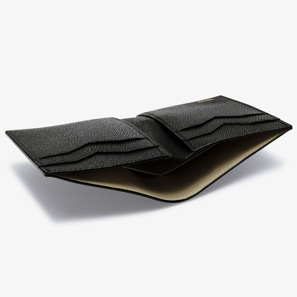 Valextra Portafoglio bifold da Donna in Pelle Nera di Lusso | Valextra Shopping Online
