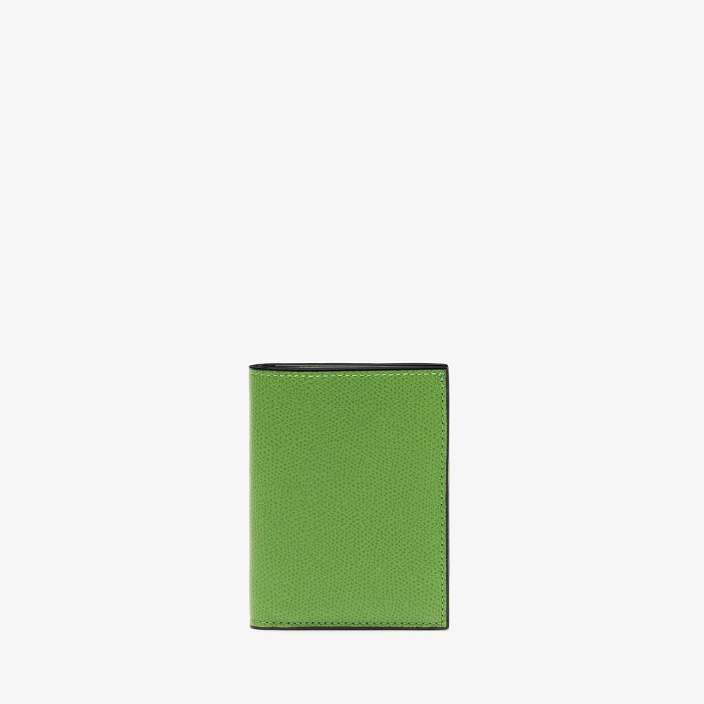 Valextra Portafoglio bifold di Lusso in Pelle Verde | Valextra Affare Del Giorno