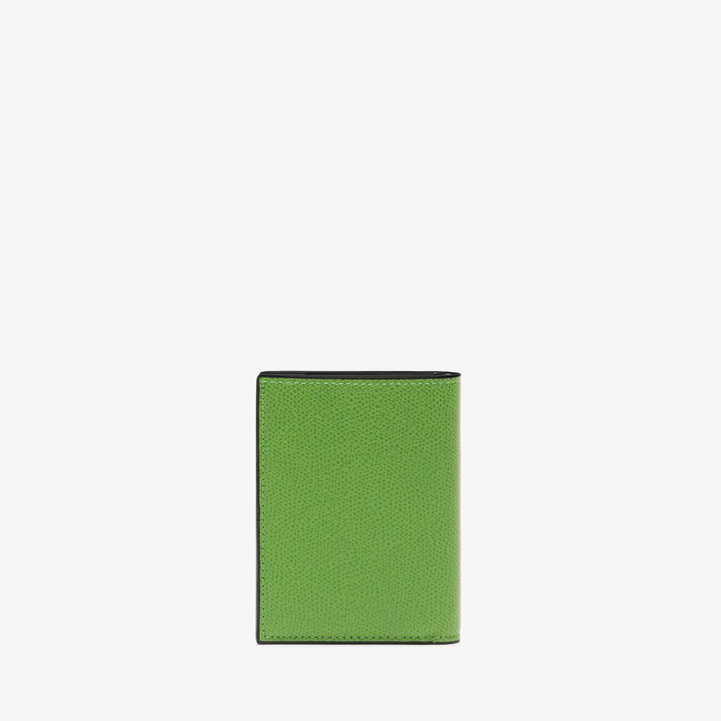 Valextra Portafoglio bifold di Lusso in Pelle Verde | Valextra Affare Del Giorno