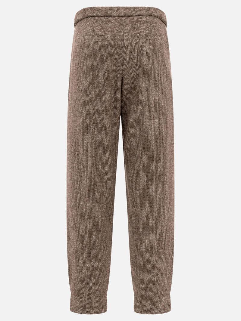 Vietti Brunello Cucinelli Pantaloni "Baggy Sartorial" Prezzo Ridotto