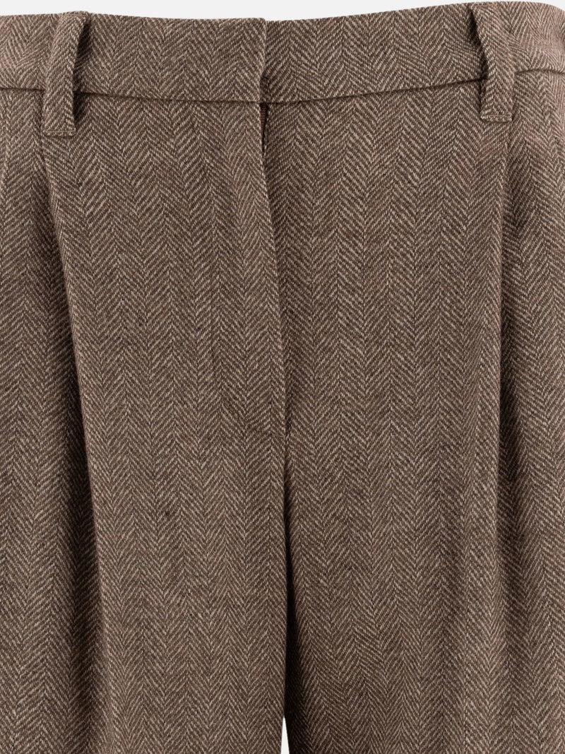 Vietti Brunello Cucinelli Pantaloni "Baggy Sartorial" Prezzo Ridotto