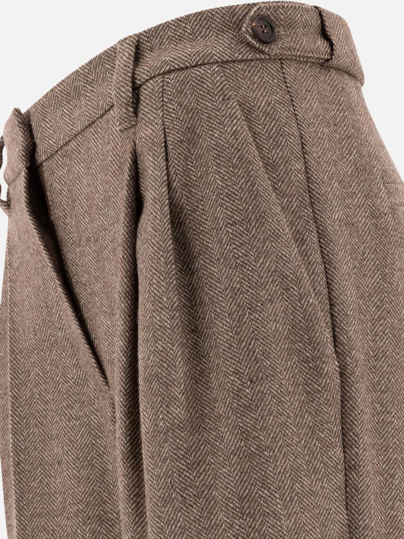 Vietti Brunello Cucinelli Pantaloni "Baggy Sartorial" Prezzo Ridotto