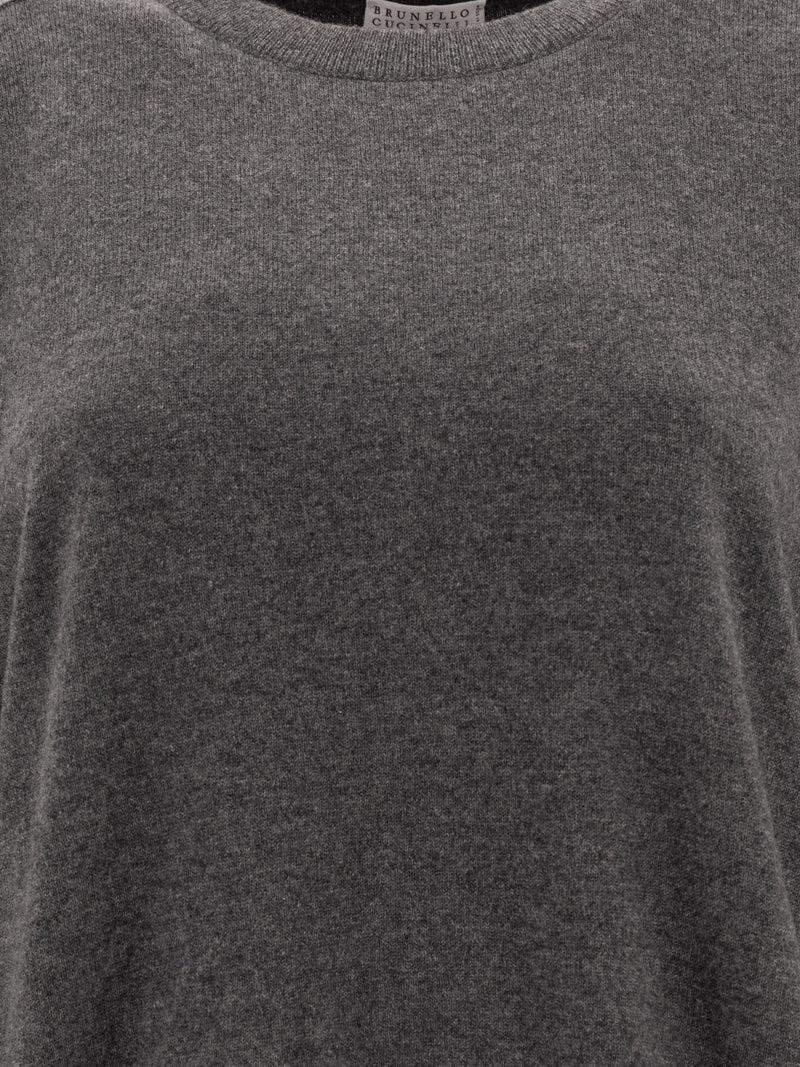 Vietti Brunello Cucinelli Maglione in cashmere con monili Offerta