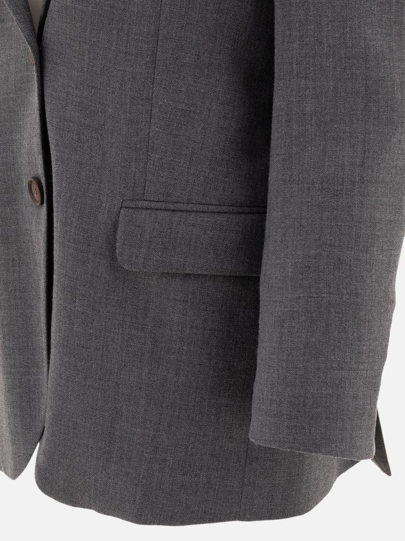 Vietti Brunello Cucinelli Blazer monopetto in misto lana Negozio online di fabbrica