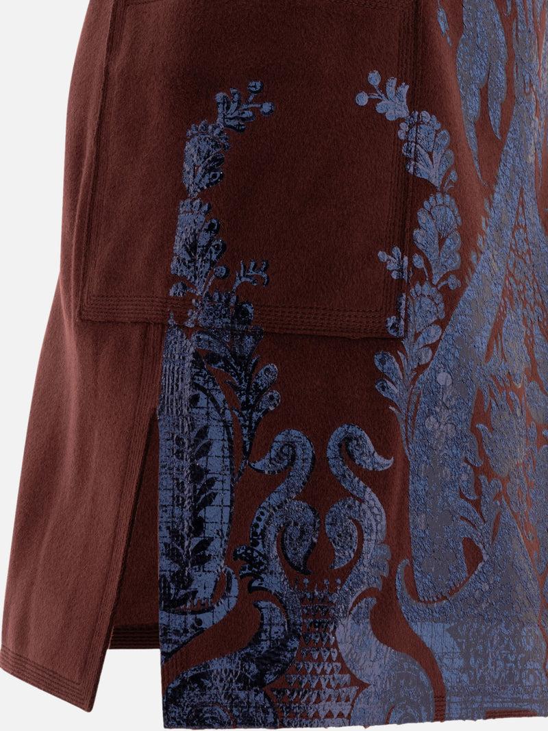 Vietti Etro Gonna mini con stampa laminata Vendita Calda