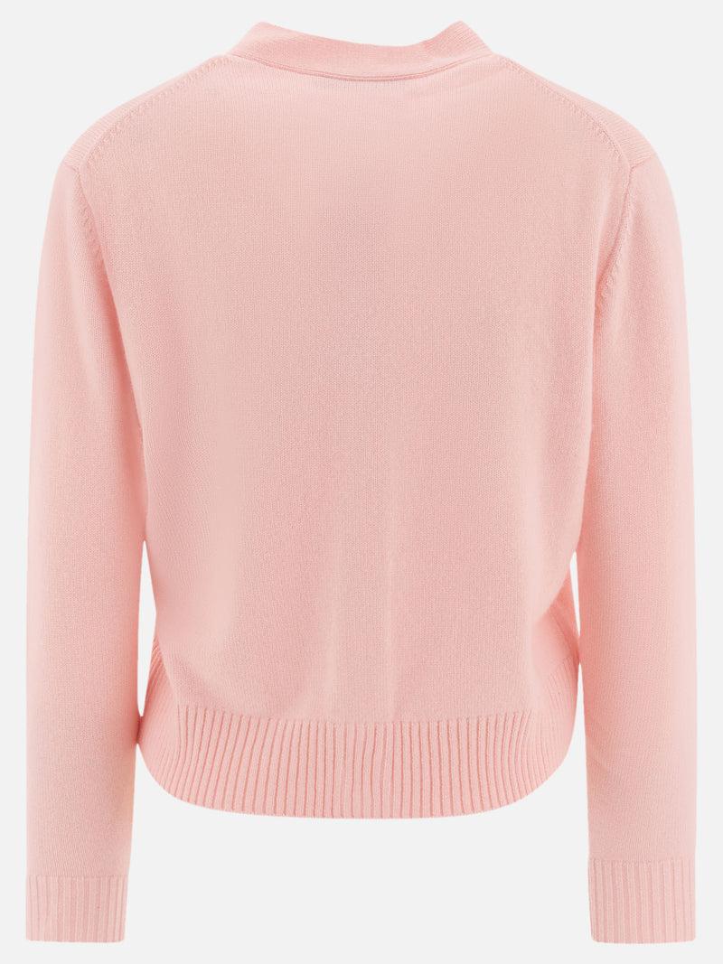 Vietti Maison Kitsuné Cardigan con ricamo "Fox Head" Saldi Di Fabbrica