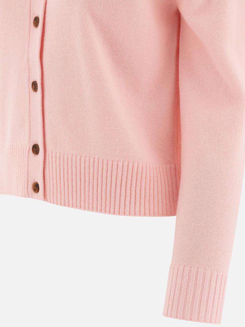Vietti Maison Kitsuné Cardigan con ricamo "Fox Head" Saldi Di Fabbrica