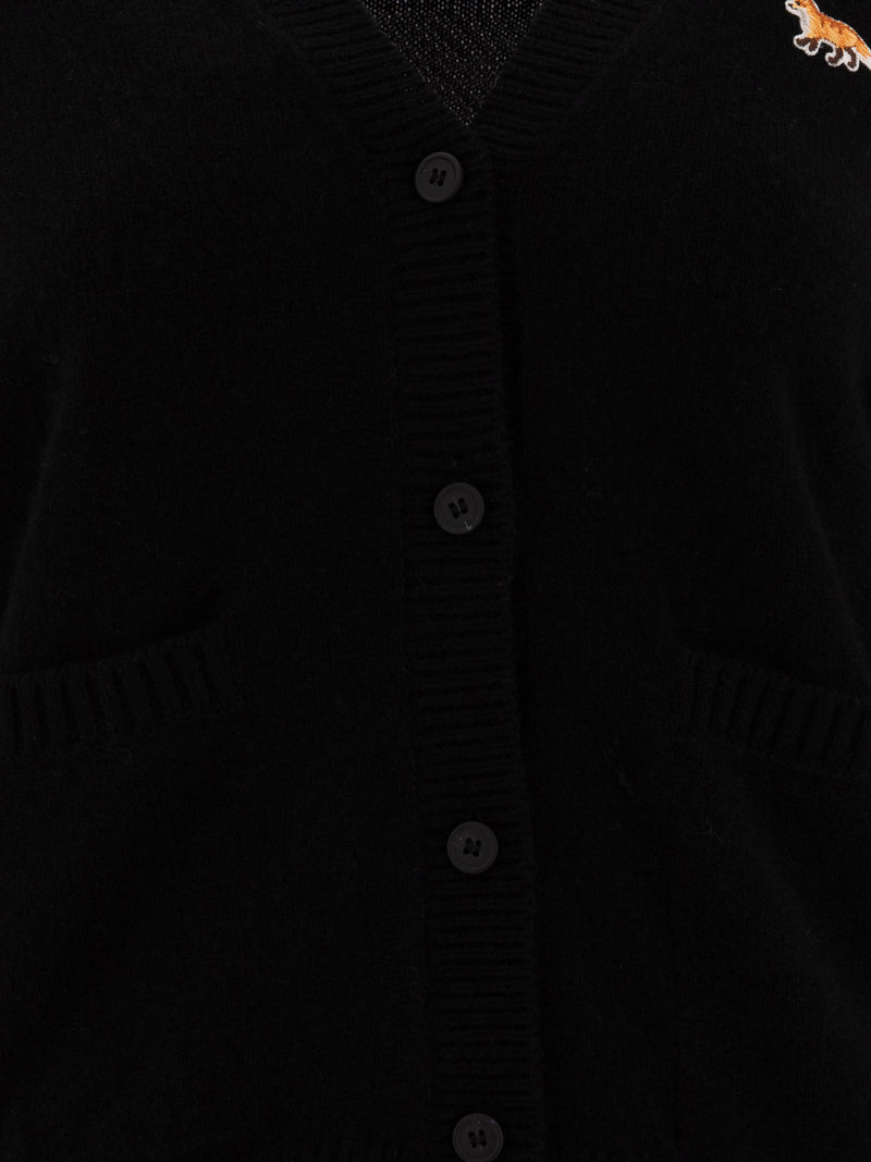 Vietti Maison Kitsuné Cardigan boxy "Baby Fox" Vendite Flash