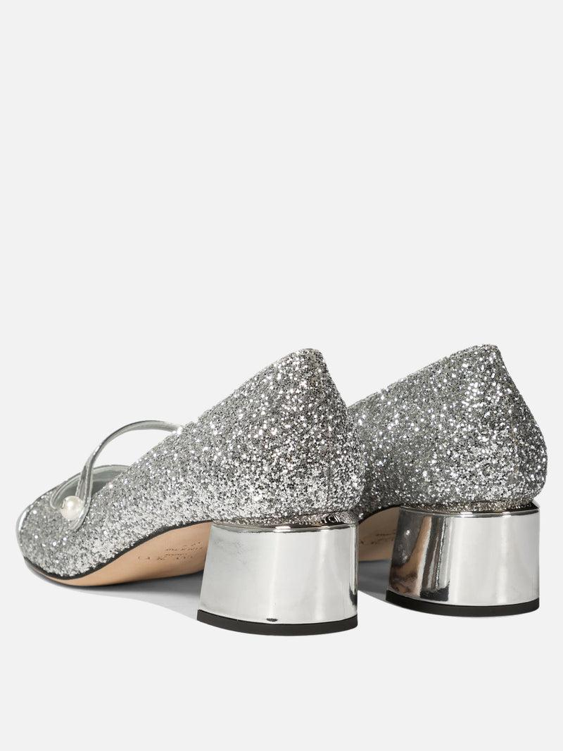 Vietti Jimmy Choo Décolleté con glietter "Elisa 45" Pezzi Unici