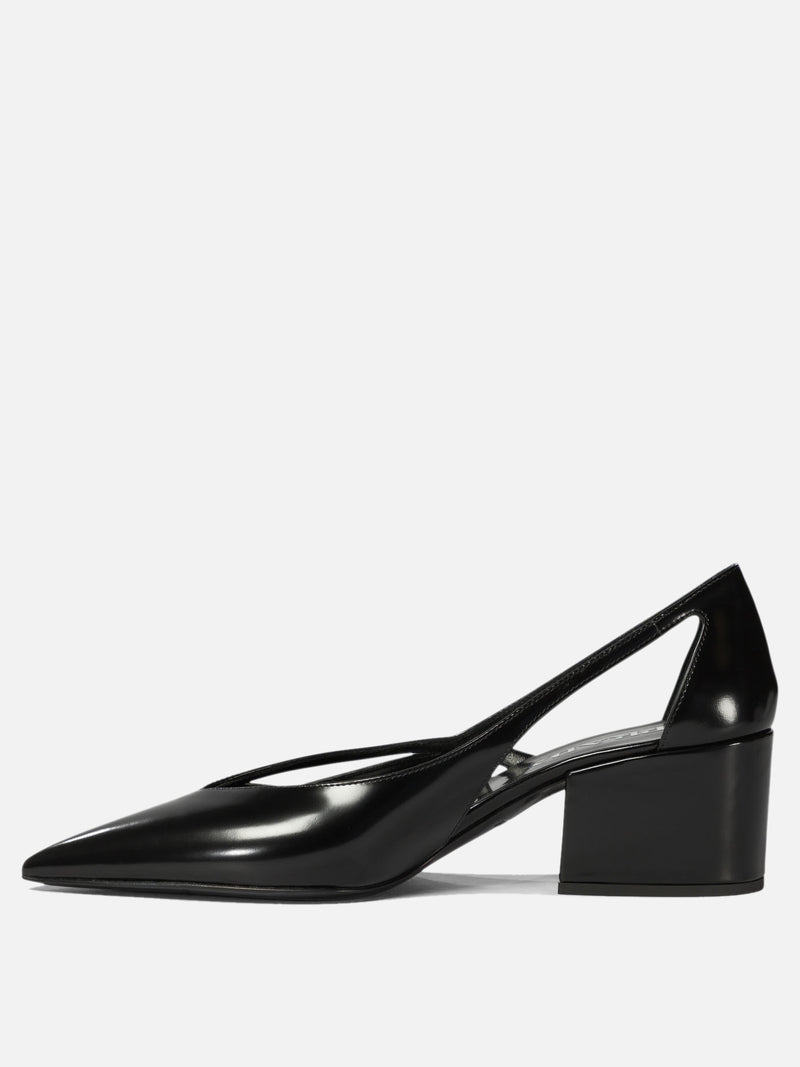 Vietti Prada Décolleté cut-out in pelle spazzolata Qualità Garantita