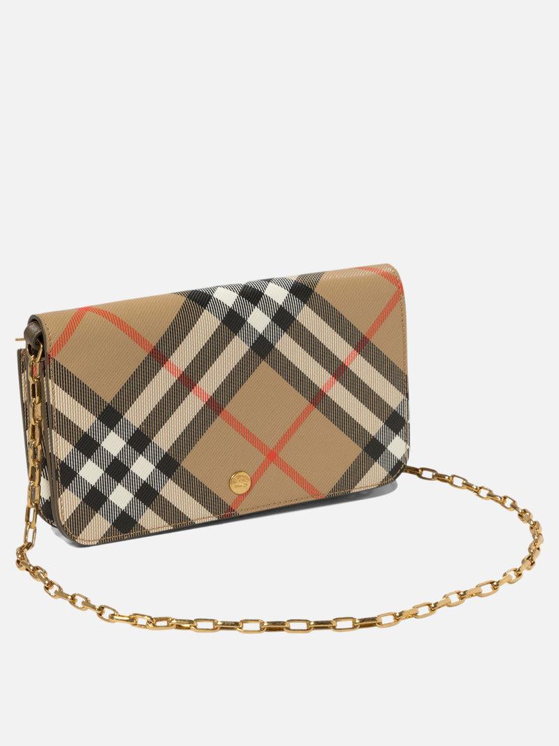 Vietti Burberry Borsa a tracolla "Check" Saldi