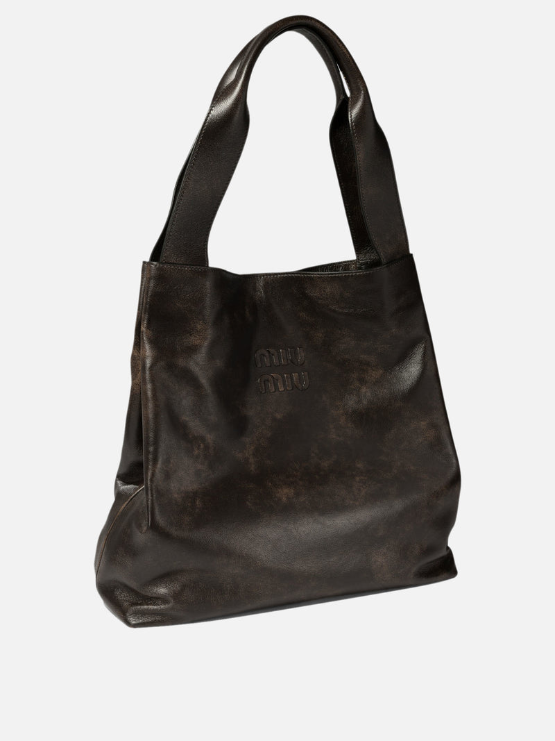 Vietti Miu Miu Borsa a spalla in pelle Hotsell