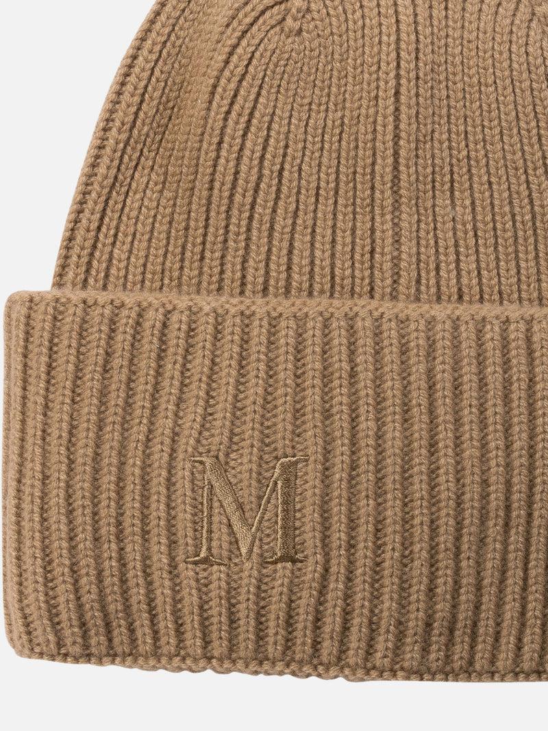 Vietti Max Mara Berretto in cashmere a coste Saldi Di Fabbrica