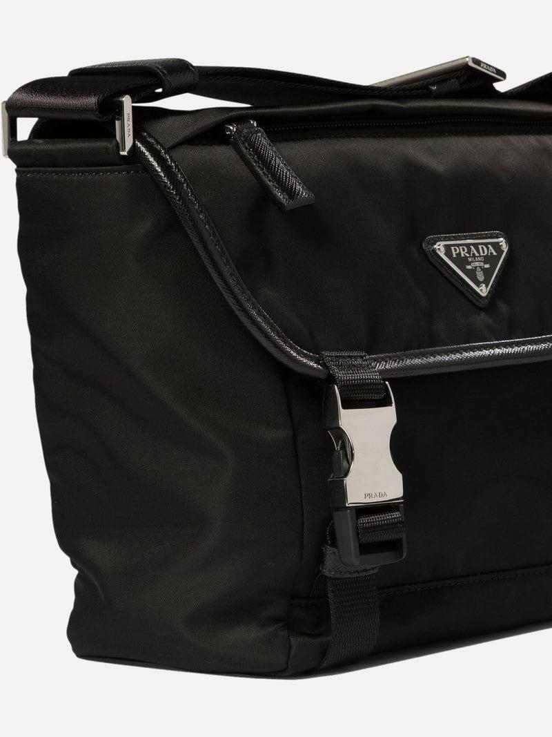 Vietti Prada Borsa a tracolla in Re-Nylon e Saffiano Vendite Flash