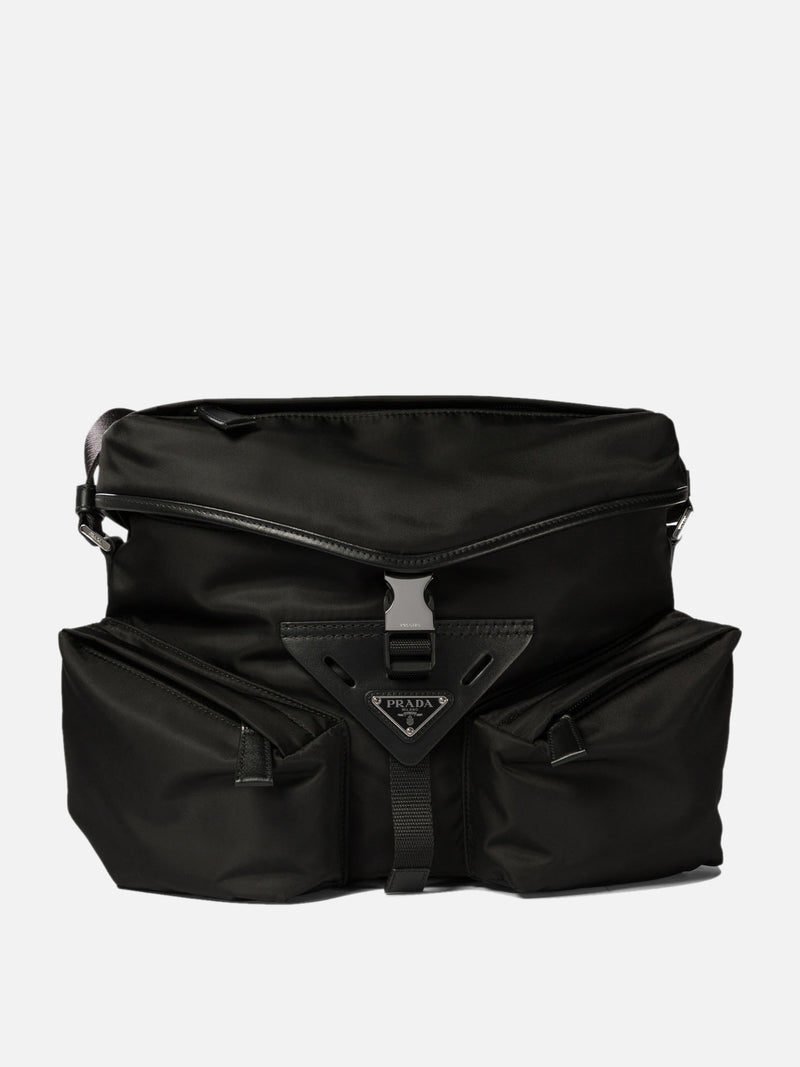 Vietti Prada Borsa con tracolla in Re-Nylon e pelle Negozio