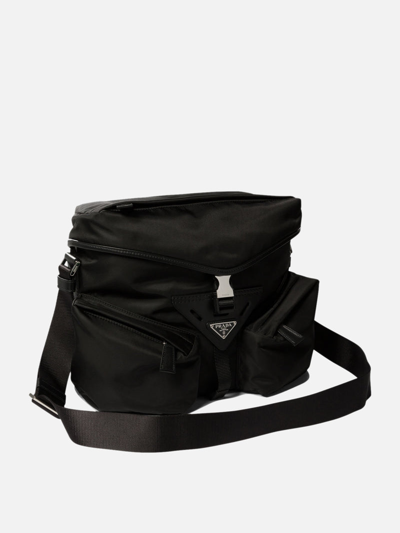 Vietti Prada Borsa con tracolla in Re-Nylon e pelle Negozio