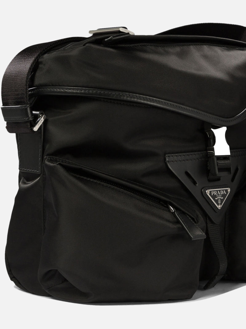 Vietti Prada Borsa con tracolla in Re-Nylon e pelle Negozio