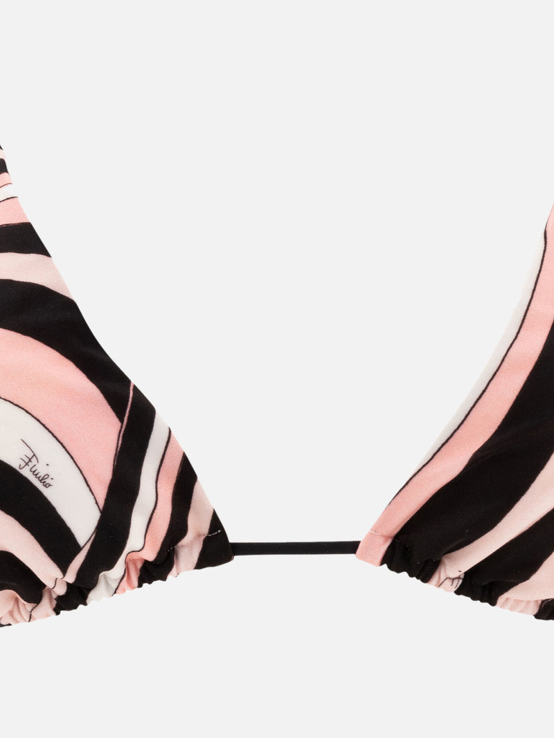 Vietti Pucci Top bikini con stampa Iride Novità