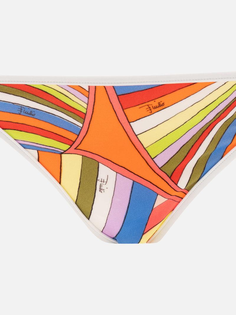 Vietti Pucci Slip bikini con stampa Iride Presa