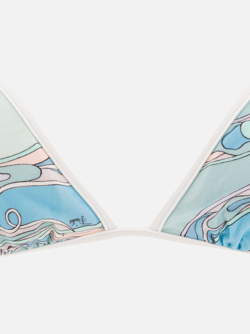 Vietti Pucci Top bikini con stampa Orchidee Offerta