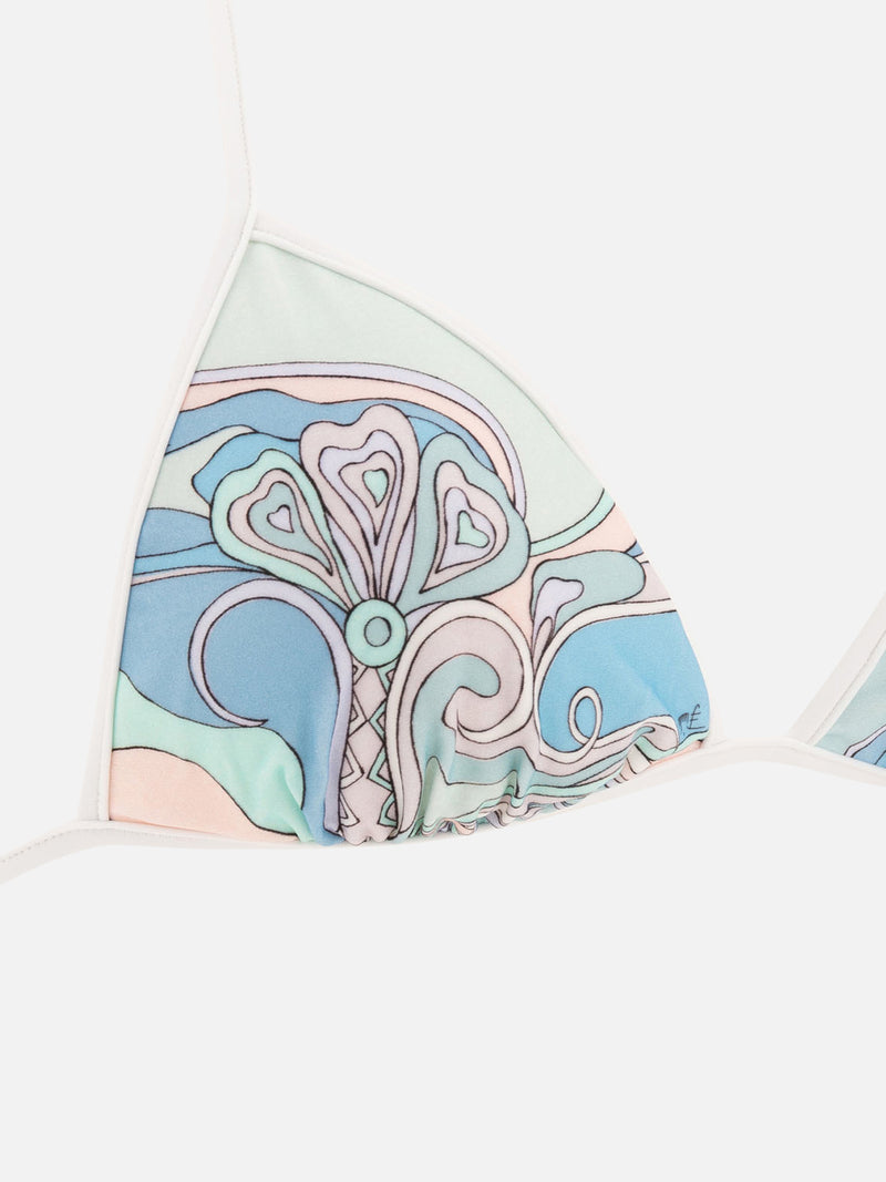 Vietti Pucci Top bikini con stampa Orchidee Offerta