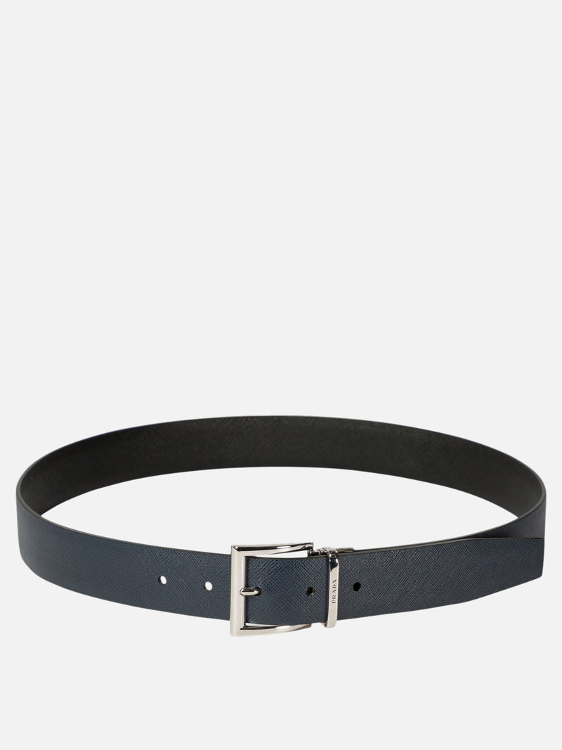Vietti Prada Cintura reversibile in Saffiano Shopping Online