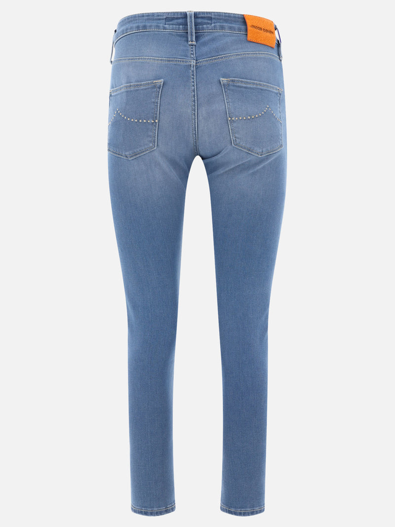 Vietti Jacob Cohën Jeans "Kimberly Cropped" In Linea
