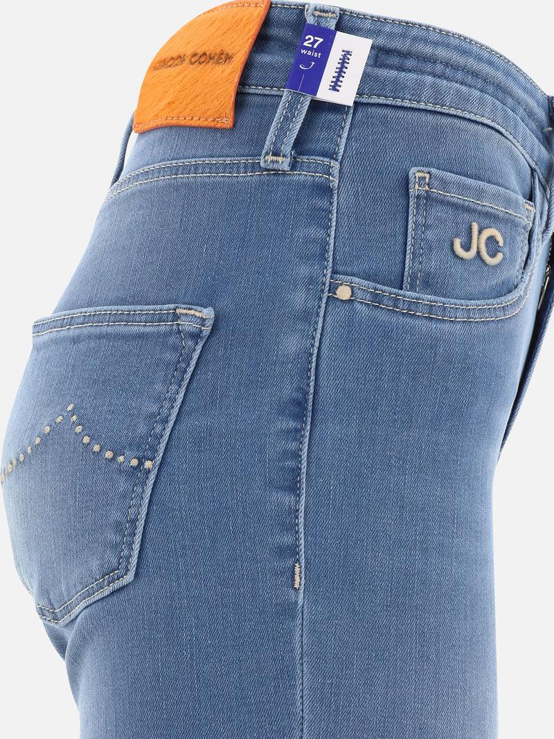 Vietti Jacob Cohën Jeans "Kimberly Cropped" In Linea