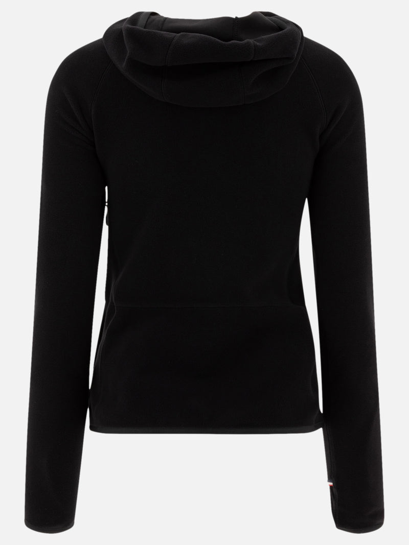 Vietti Moncler Grenoble Giacca in pile con cappuccio e zip Shopping Online