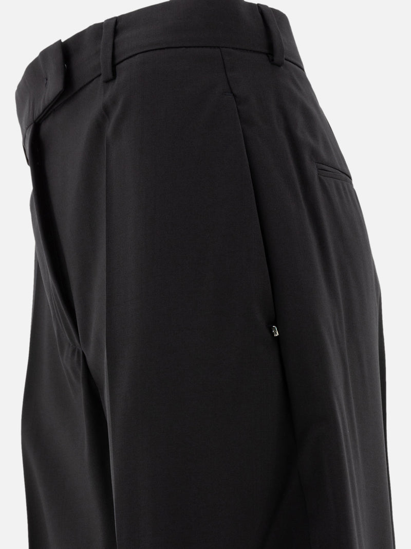 Vietti Max Mara Sportmax Pantaloni oversize in lana stretch Outlet