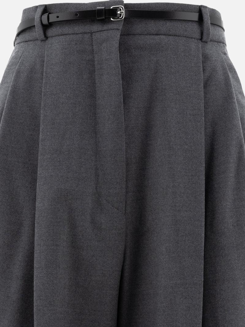Vietti Max Mara Sportmax Pantaloni oversize in lana stretch In Vendita