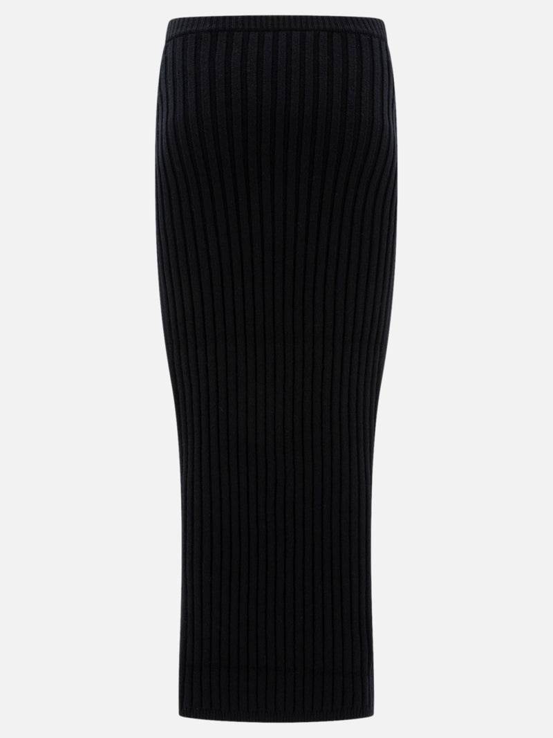 Vietti Max Mara Gonna in maglia di lana e cashmere Vendita Calda