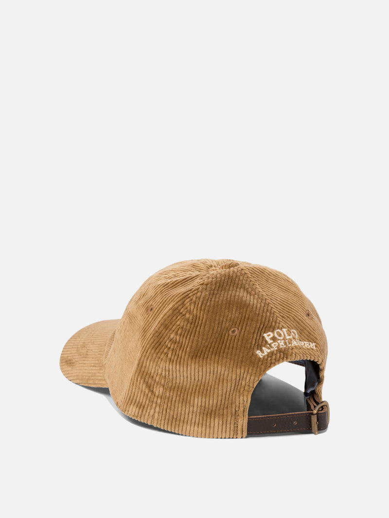 Vietti Polo Ralph Lauren Cappello da baseball a coste "Pony" Presa