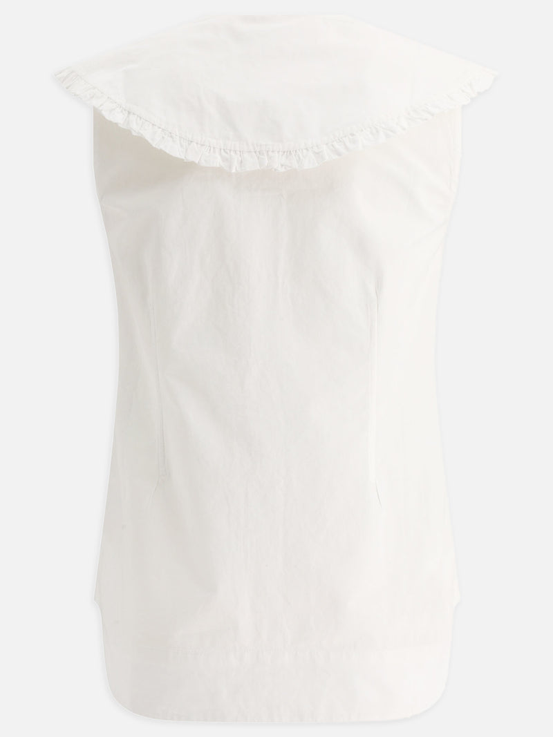 Vietti Ganni Blusa in popeline Italy