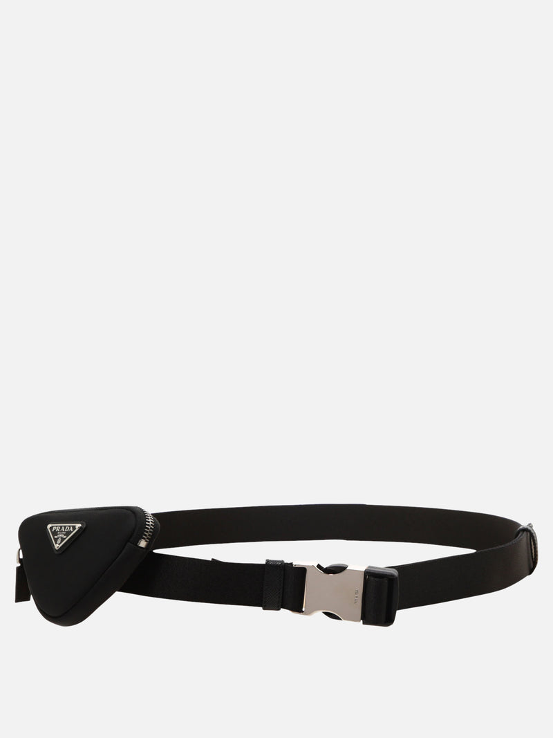 Vietti Prada Cintura con pouch in Re-Nylon