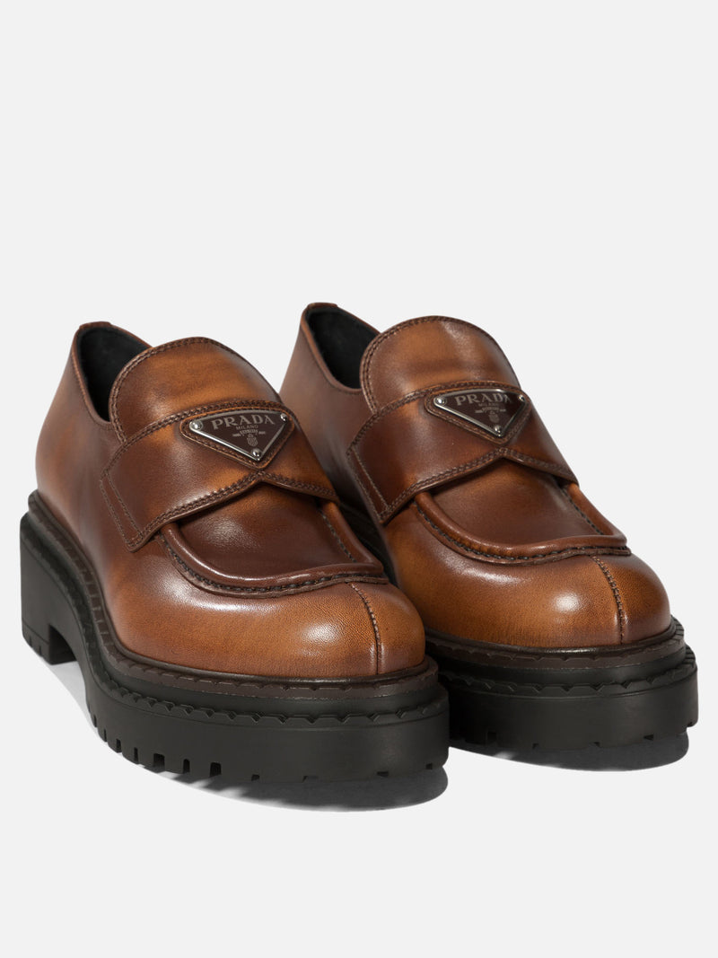 Vietti Prada Mocassini "Double Chocolate" Sconto