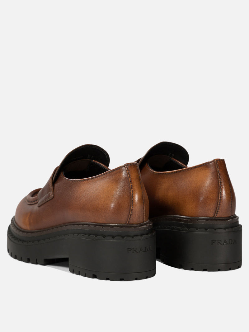 Vietti Prada Mocassini "Double Chocolate" Sconto
