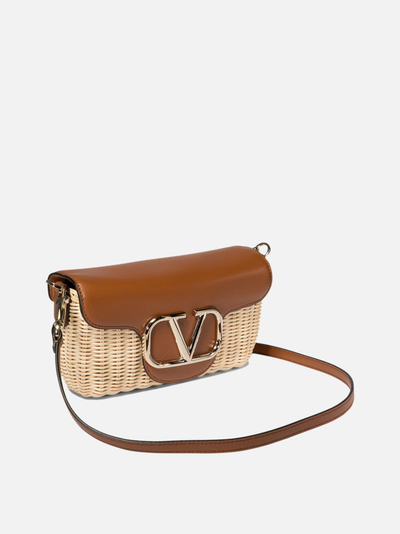 Vietti Valentino Garavani Borsa a tracolla "Locò" in midollino Outlet