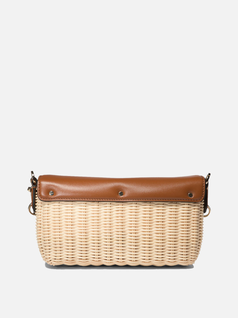 Vietti Valentino Garavani Borsa a tracolla "Locò" in midollino Outlet