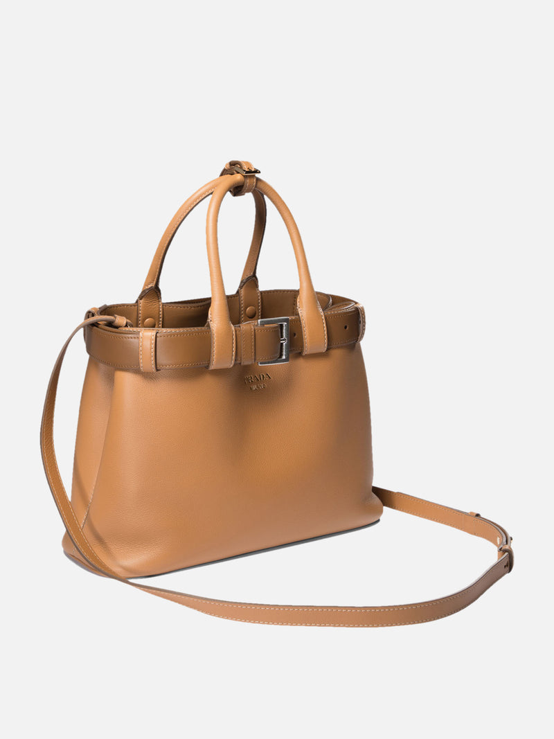Vietti Prada Borsa a spalla Prada Buckle medium con cintura Grandi sconti