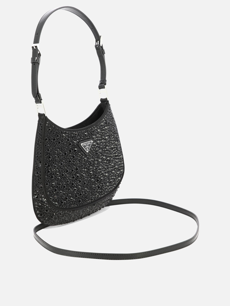 Vietti Prada Borsa "Prada Cleo" in raso con cristalli Negozio