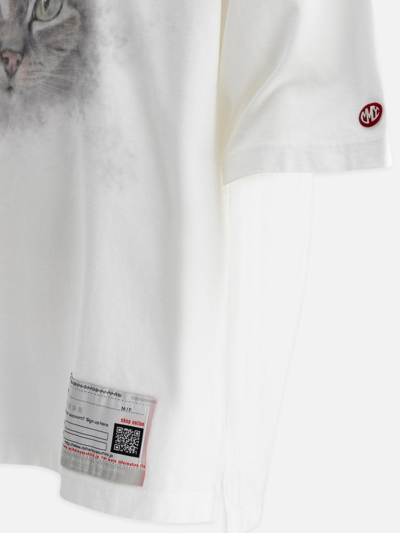Vietti Maison Mihara Yasuhiro T-shirt con stampa gatto Hotsell