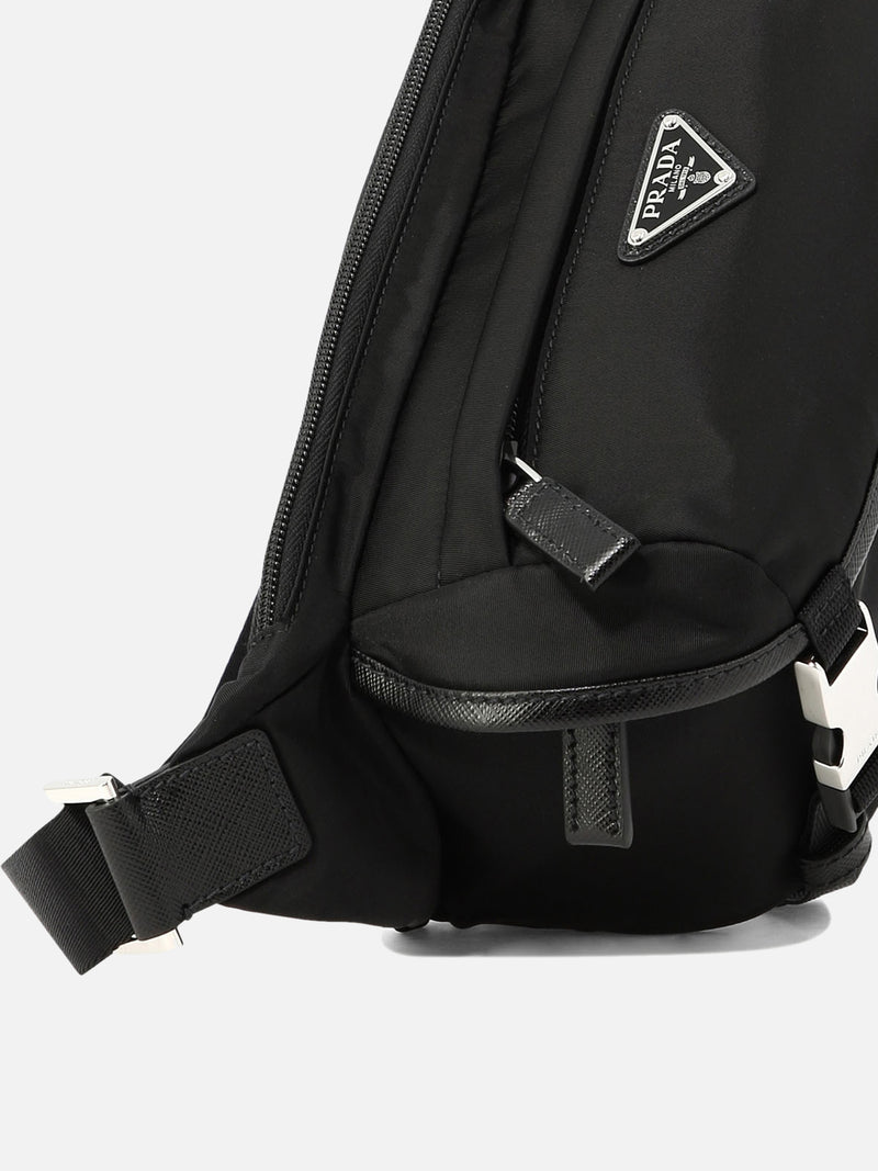 Vietti Prada Borsa a spalla in Re-Nylon e Saffiano Spedizione gratuita