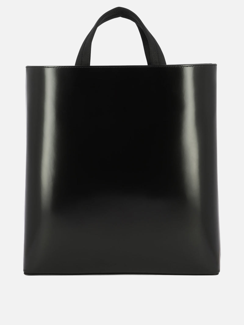 Vietti Prada Borsa shopping in pelle spazzolata Sostegno trimestrale