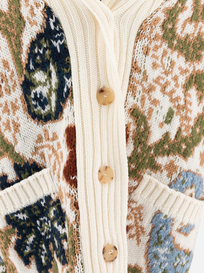 Vietti Etro Maxi cardigan in maglia jacquard 50% di sconto per tempo limitato