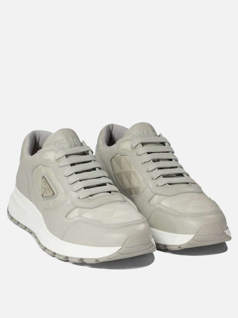 Vietti Prada Sneakers in pelle e Re-Nylon "Prax 01" Soddisfazione Garantita