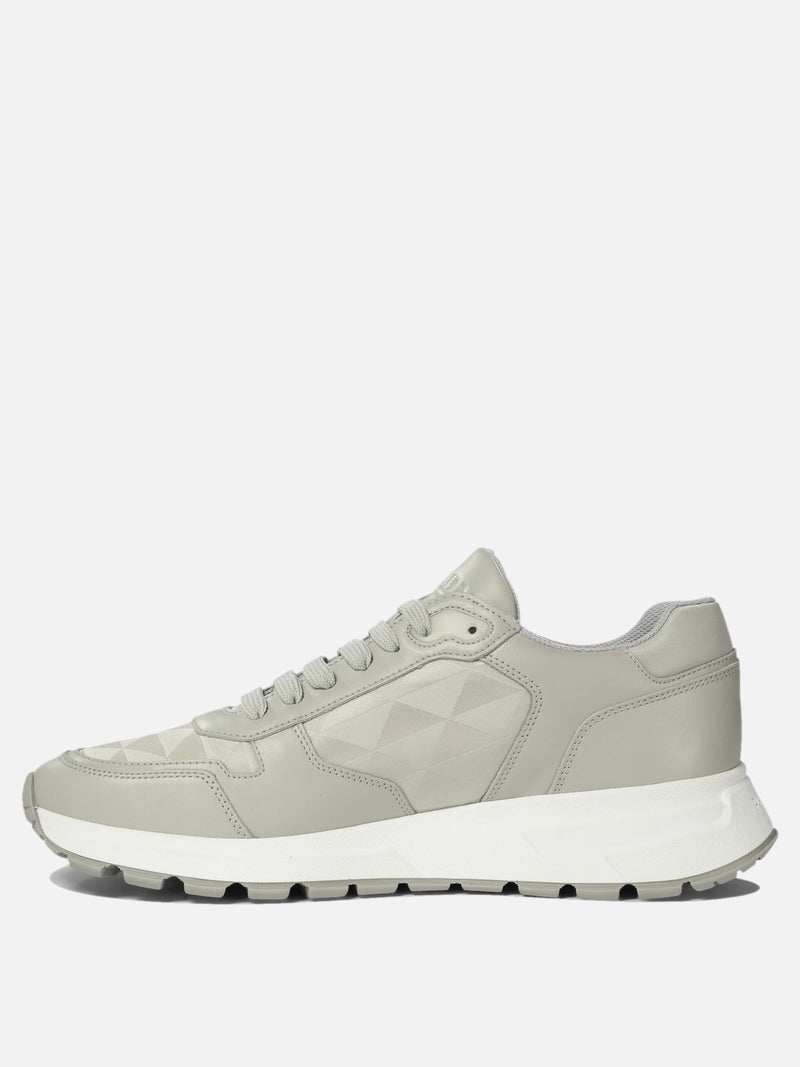 Vietti Prada Sneakers in pelle e Re-Nylon "Prax 01" Soddisfazione Garantita