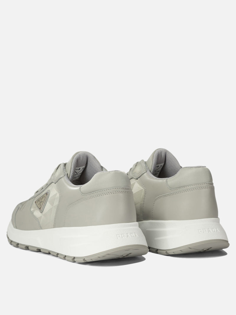 Vietti Prada Sneakers in pelle e Re-Nylon "Prax 01" Soddisfazione Garantita