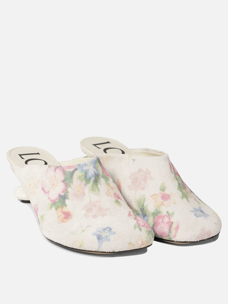 Vietti Loewe Sabot "Toy" in pelle scamosciata spazzolata Sconti questo mese
